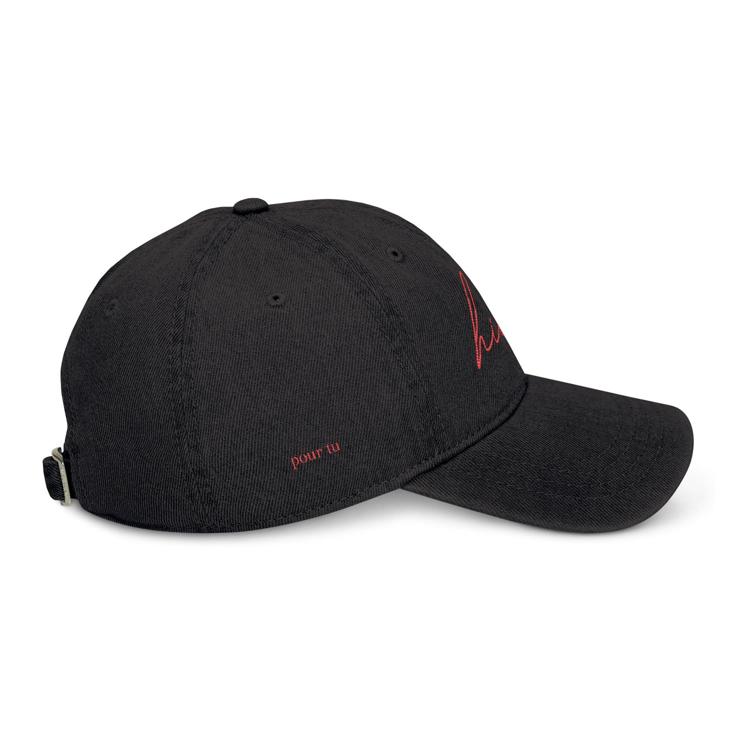 "Hiiii" Embroidered Denim Hat in 3 Color Options - Casual Everyday Accessory