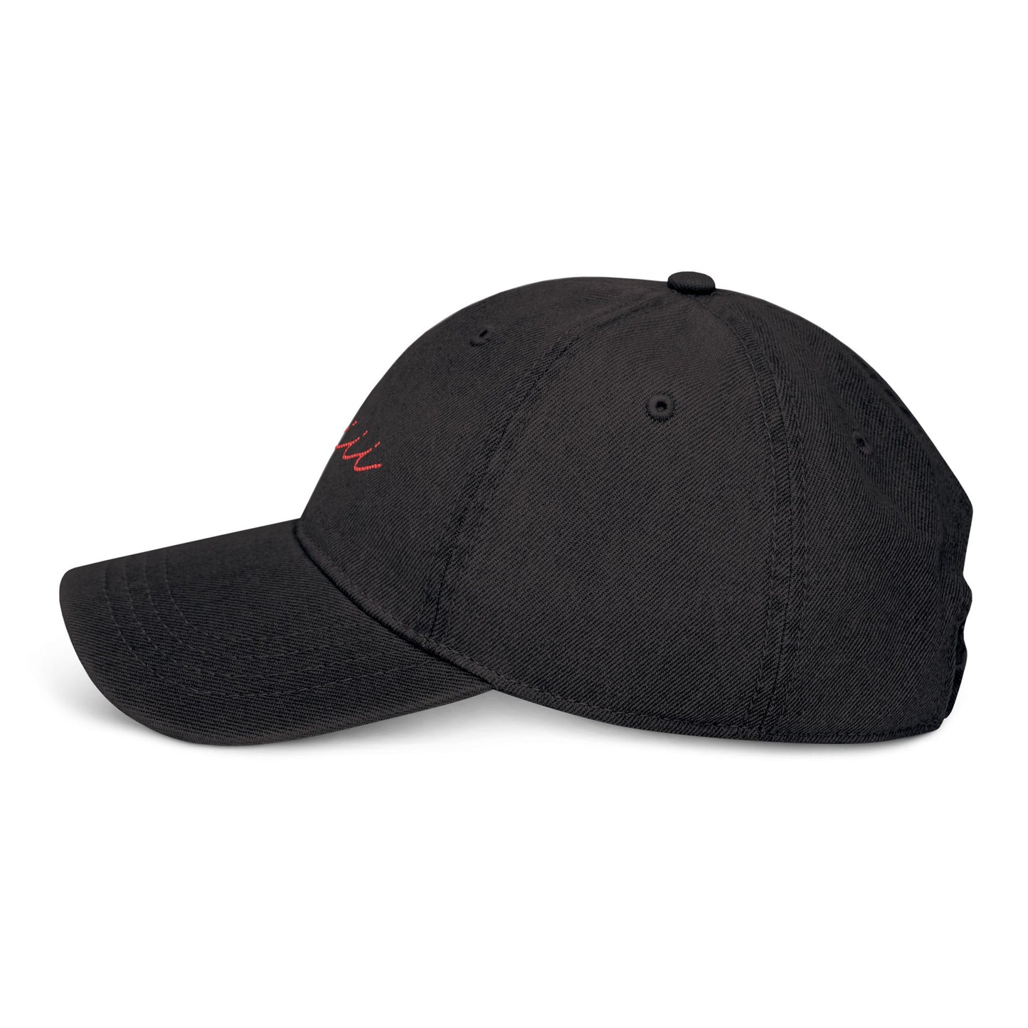 "Hiiii" Embroidered Denim Hat in 3 Color Options - Casual Everyday Accessory