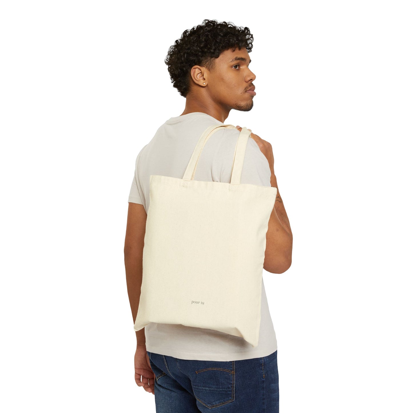 "Mirrors" Colorful Abstract Art Tote Bag - Eco-Friendly Canvas Everyday Carry-All - The Jasmine Collection