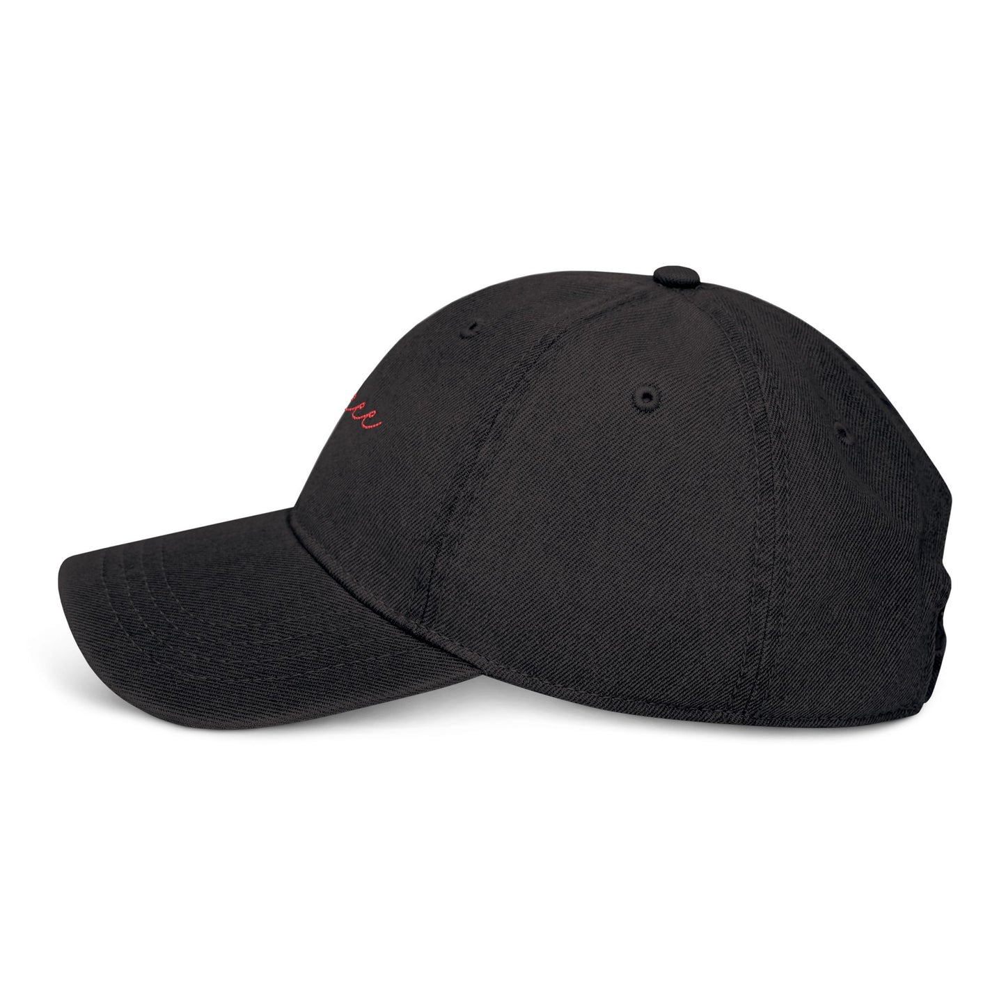 "Byeee" Stylish Denim Cap Embroidered 3 Color Options - Trendy Casual Wear for Everyday Style