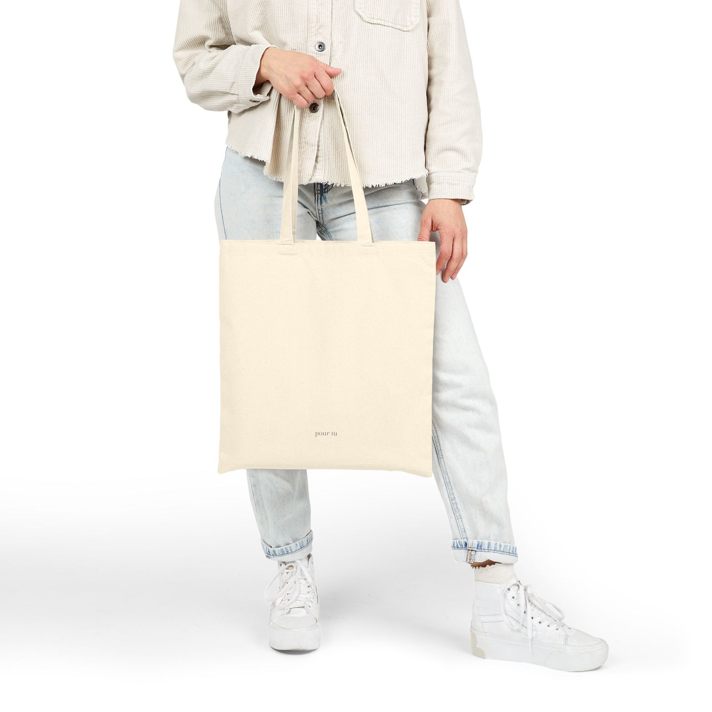 "Mirrors" Colorful Abstract Art Tote Bag - Eco-Friendly Canvas Everyday Carry-All - The Jasmine Collection