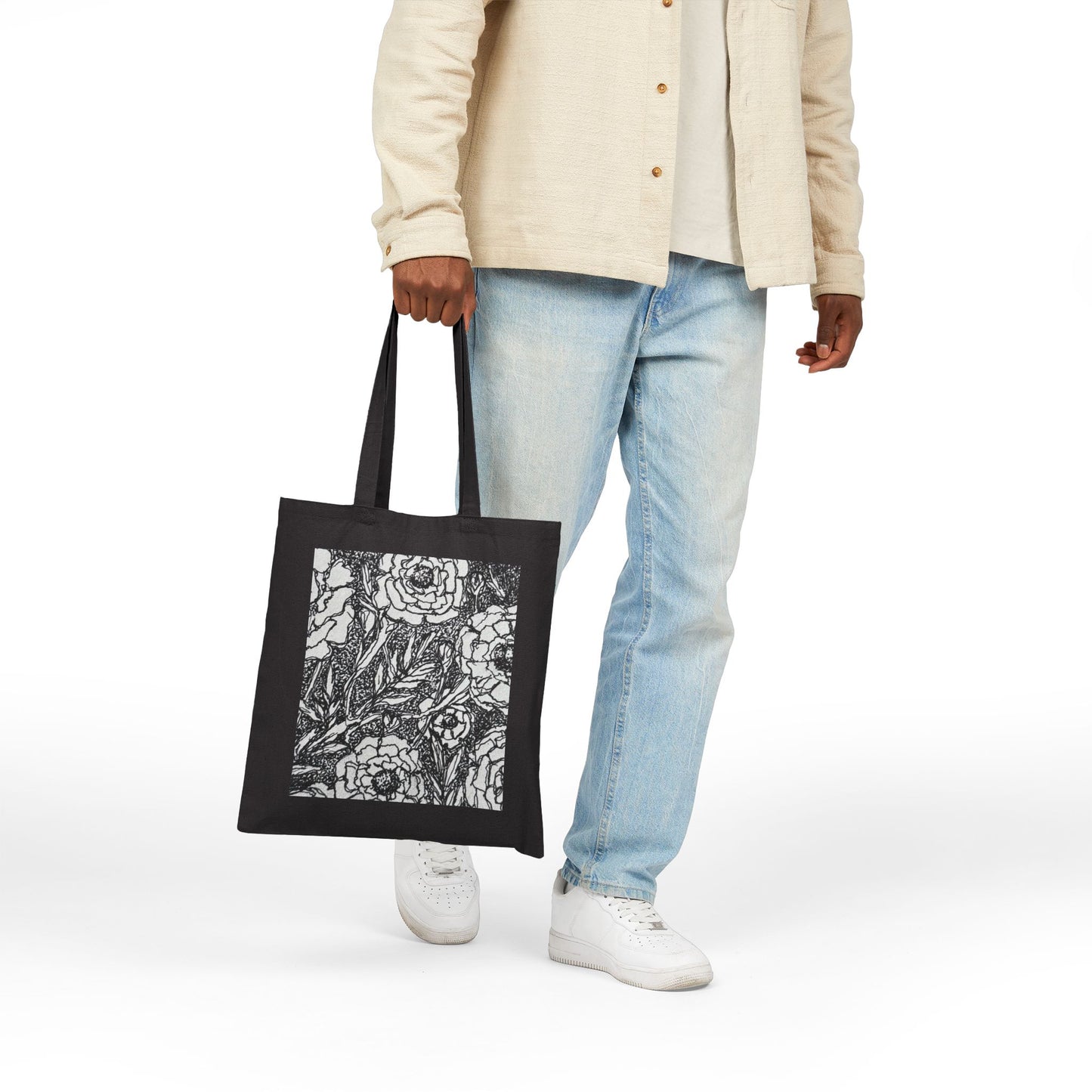 Floral Tote Bag - Stylish Canvas Bag for Everyday Use The Jasmine Collection