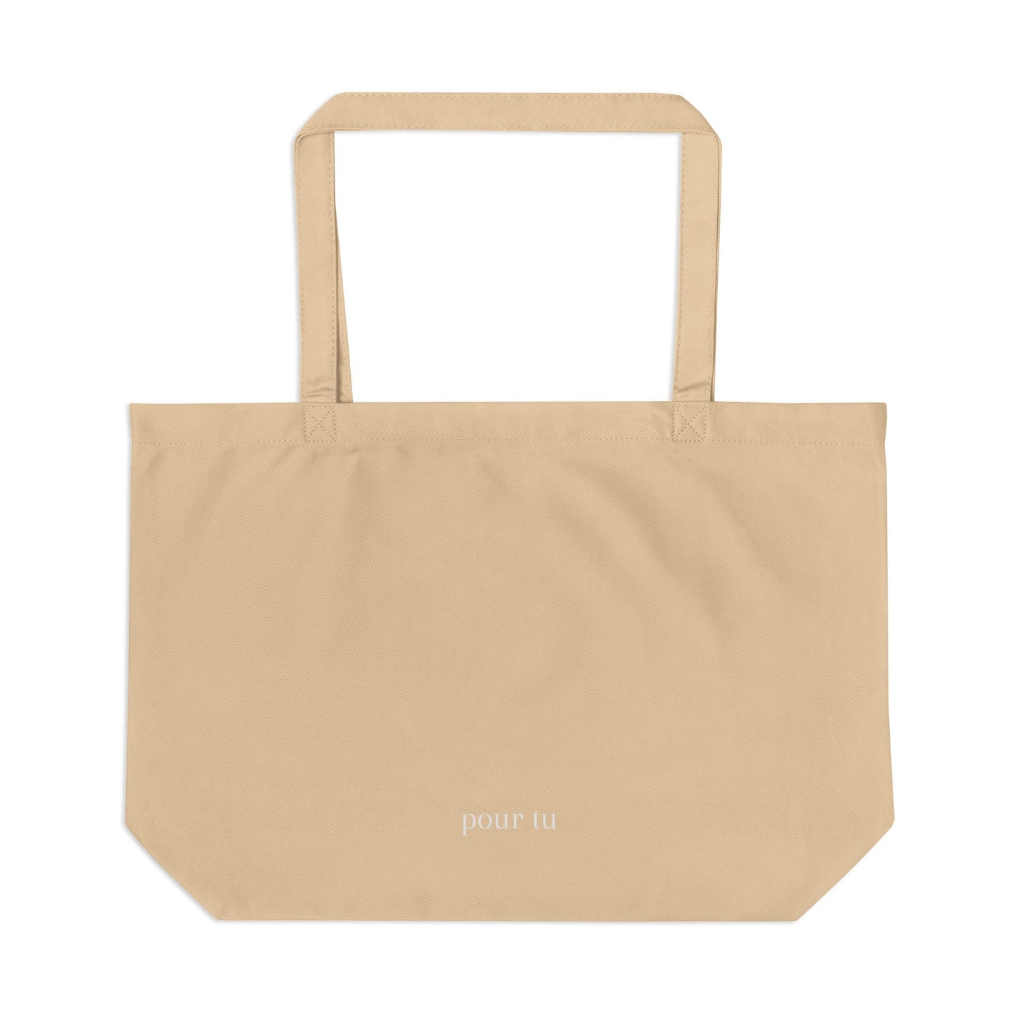 "Sardines" 2 Color Options Large Eco Tote in Black & Natural