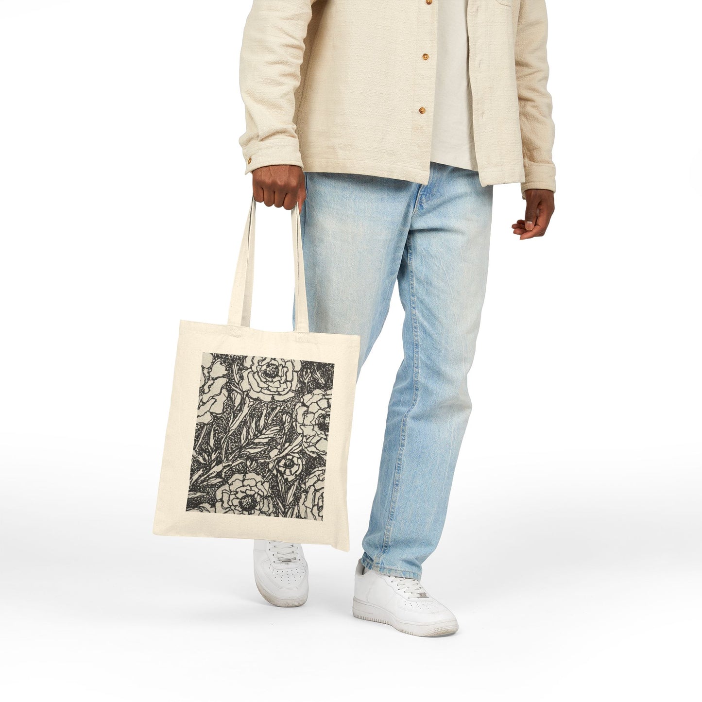 Floral Tote Bag - Stylish Canvas Bag for Everyday Use The Jasmine Collection