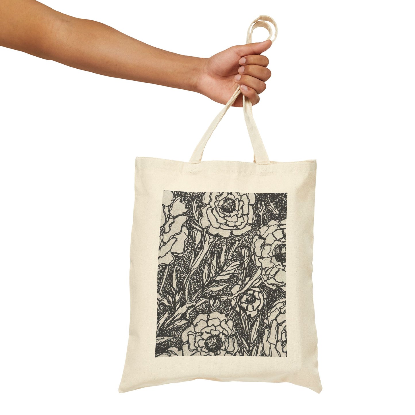 Floral Tote Bag - Stylish Canvas Bag for Everyday Use The Jasmine Collection